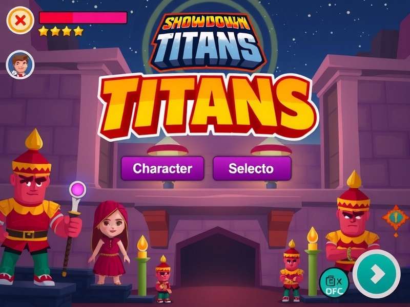 Pixel Showdown Titans Game Screenshot